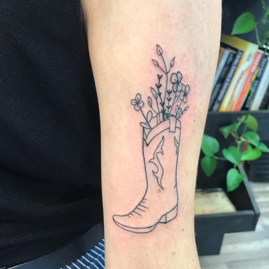 5. Cowboy boots tattoos