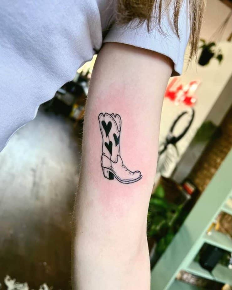5. Cowboy boots tattoos