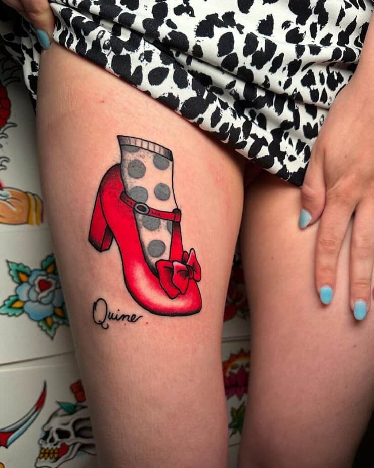 6. Dancing shoes tattoos