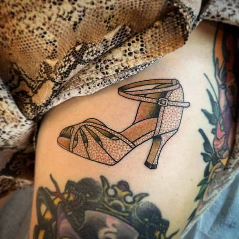 6. Dancing shoes tattoos