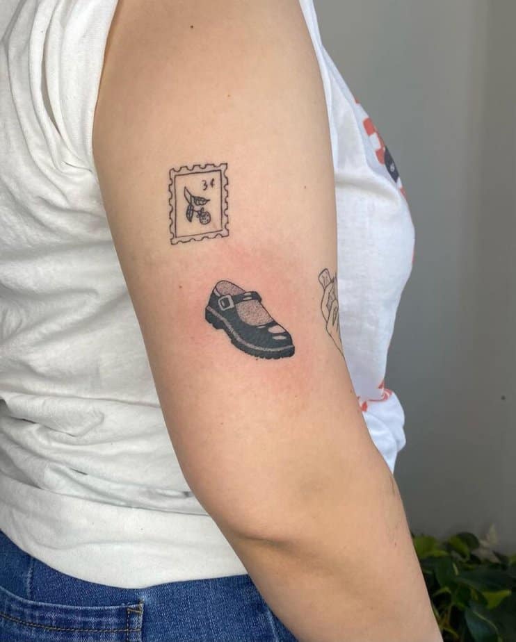 3. Mary Jane shoes tattoos