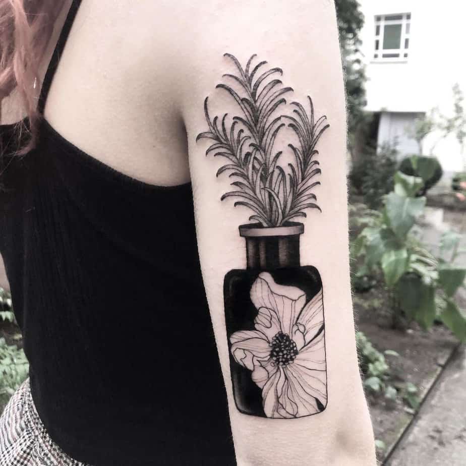 Rosemary in a bottle