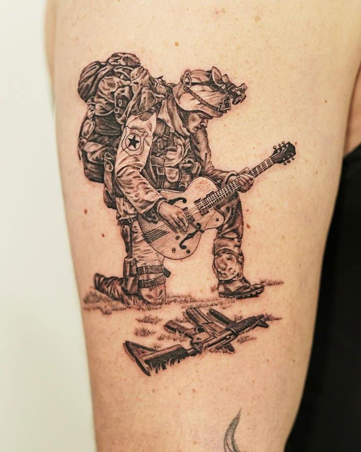 40 Unique Military Tattoos That Tell A Story Of Bravery