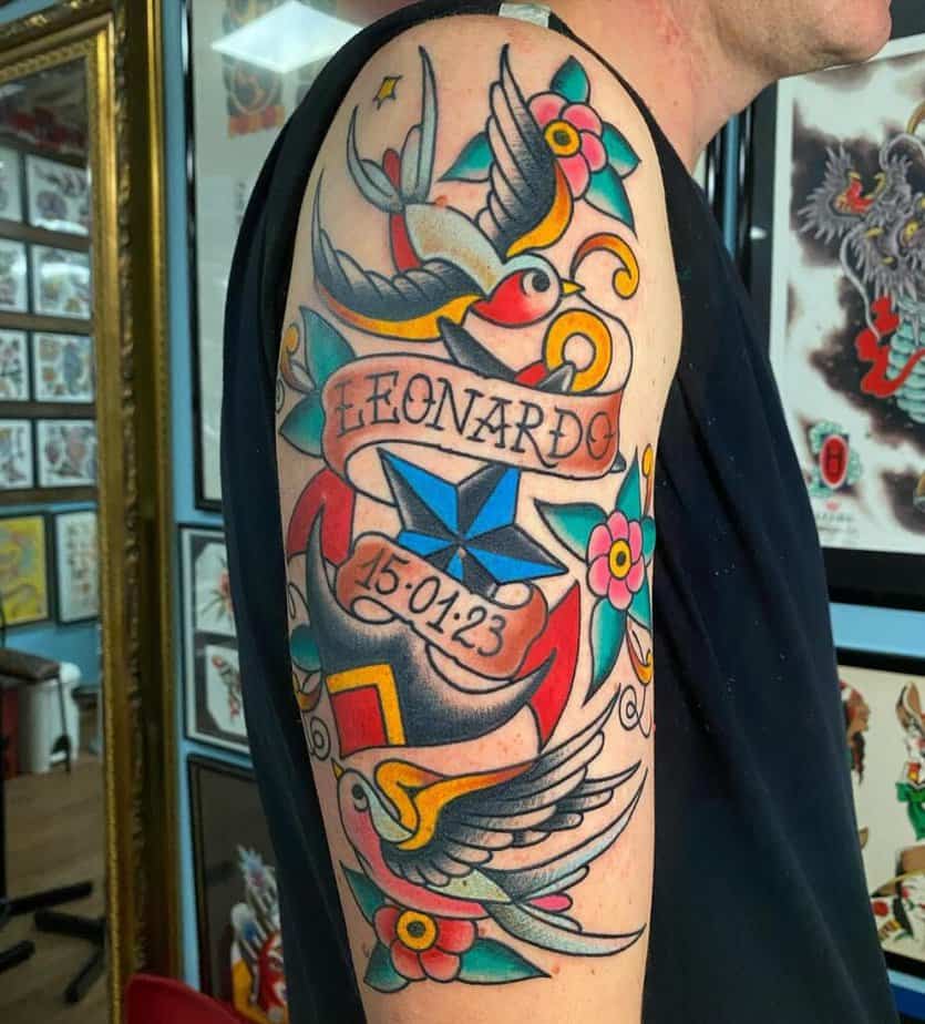 20. Swallow as a part of a bigger picture