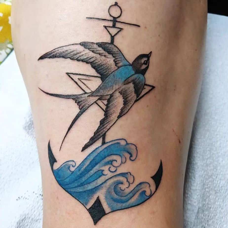 27. Nautical swallow