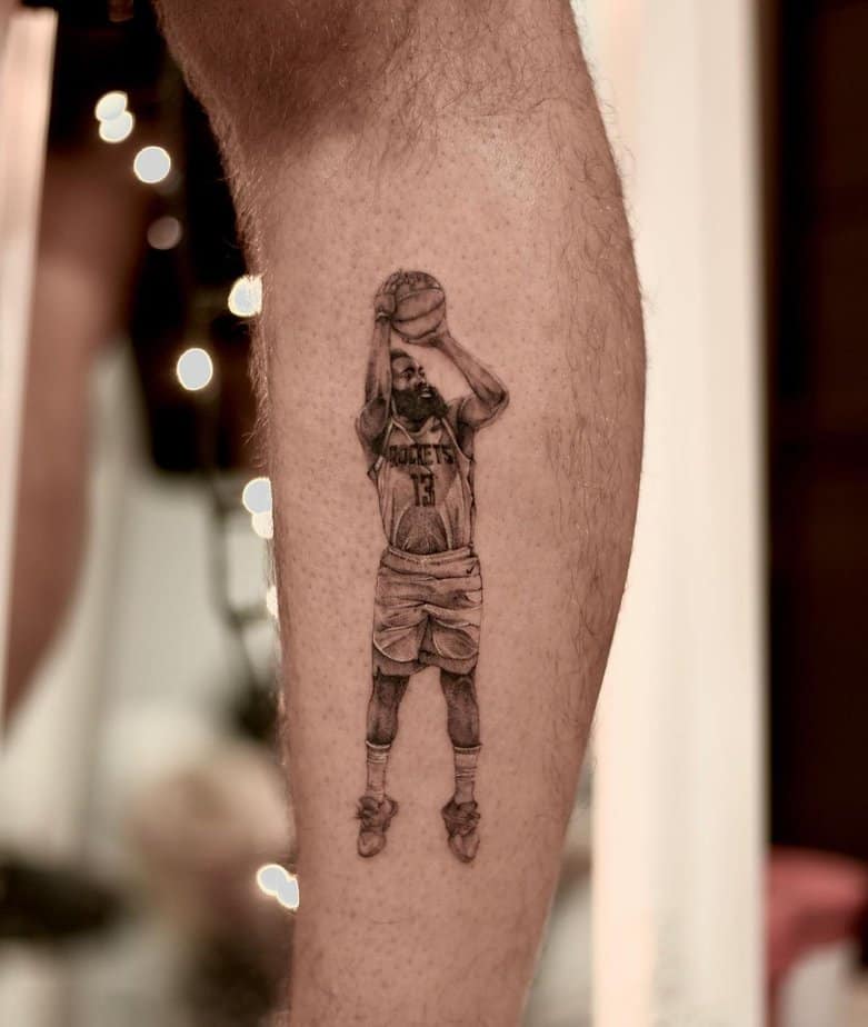 James Harden in action