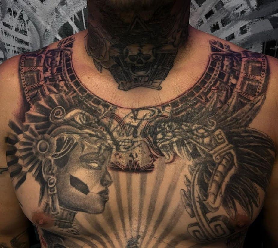 20 Awesome Aztec Tattoos That Will Steal Your Heart