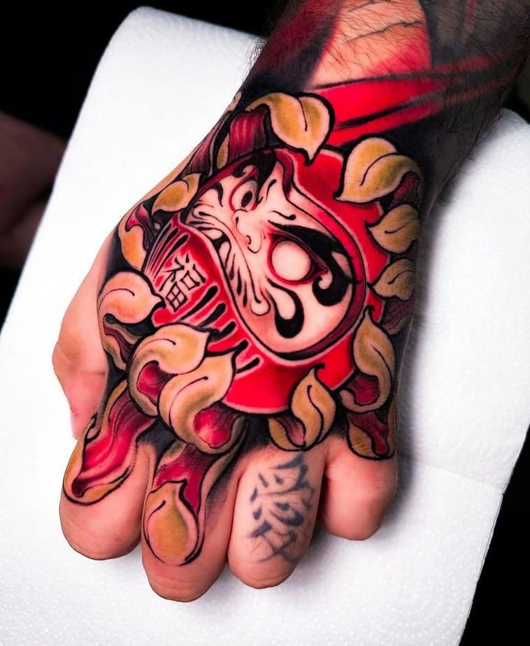 6. Intricate-daruma-tattoo