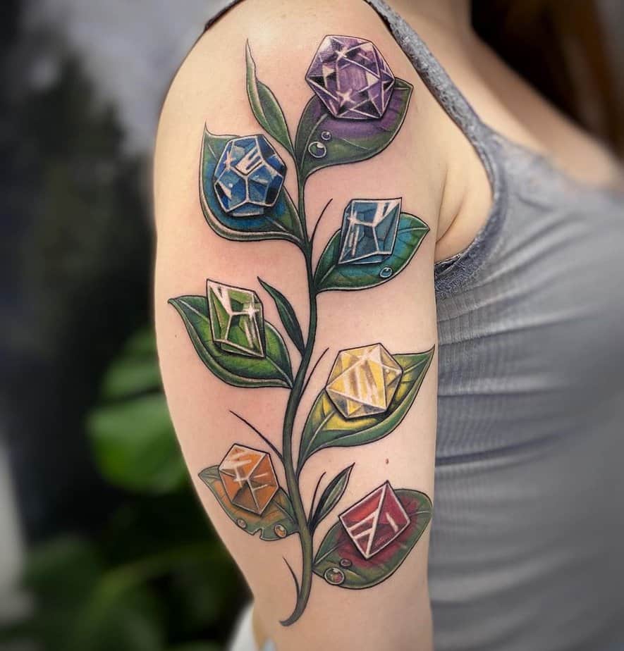 The blooming dice vine