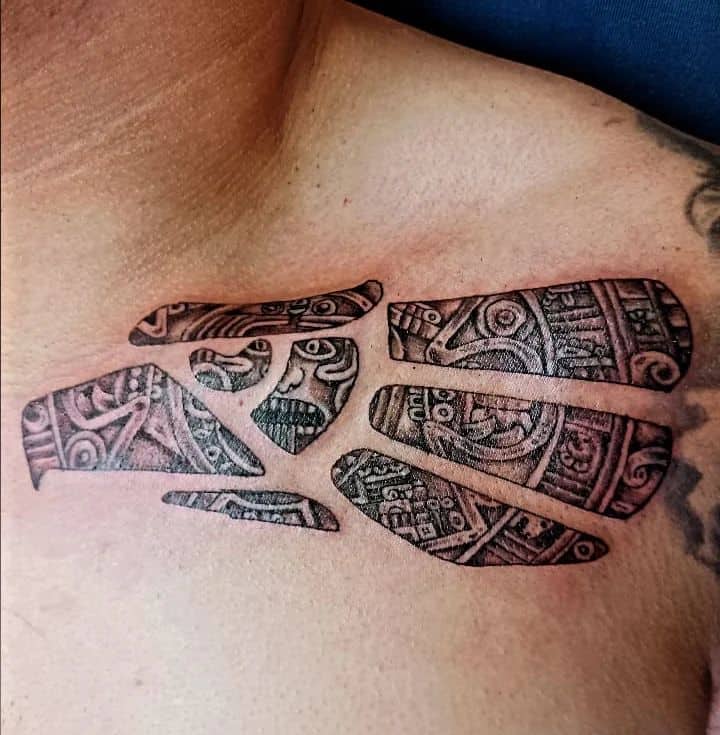 20 Awesome Aztec Tattoos That Will Steal Your Heart