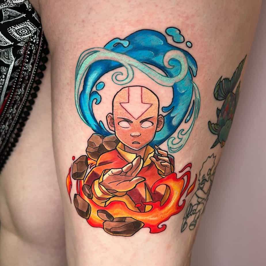 Aang tattoo