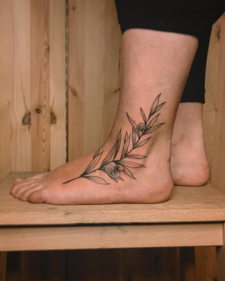 20 Delicate Olive Tree Tattoo Ideas For Peace And Harmony