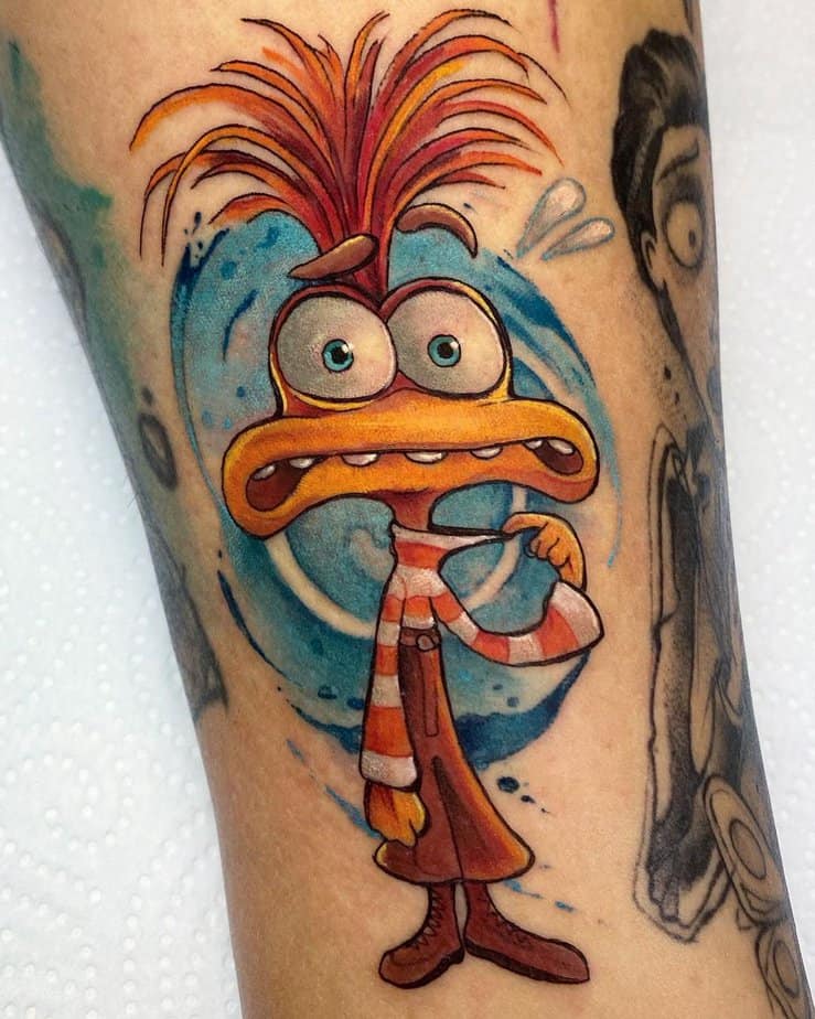 Inside Out Anxiety tattoo