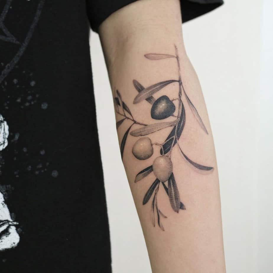 20 Delicate Olive Tree Tattoo Ideas For Peace And Harmony