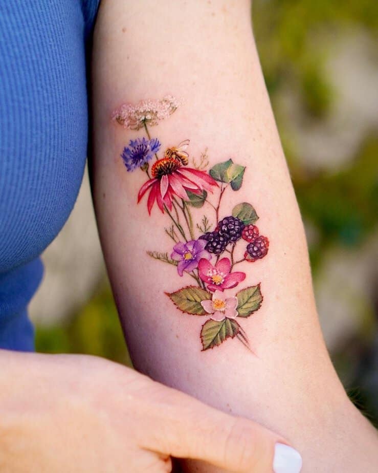Botanical tattoo