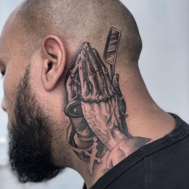 21 Inspiring Praying Hands Tattoos To Feel Safe And Guarded