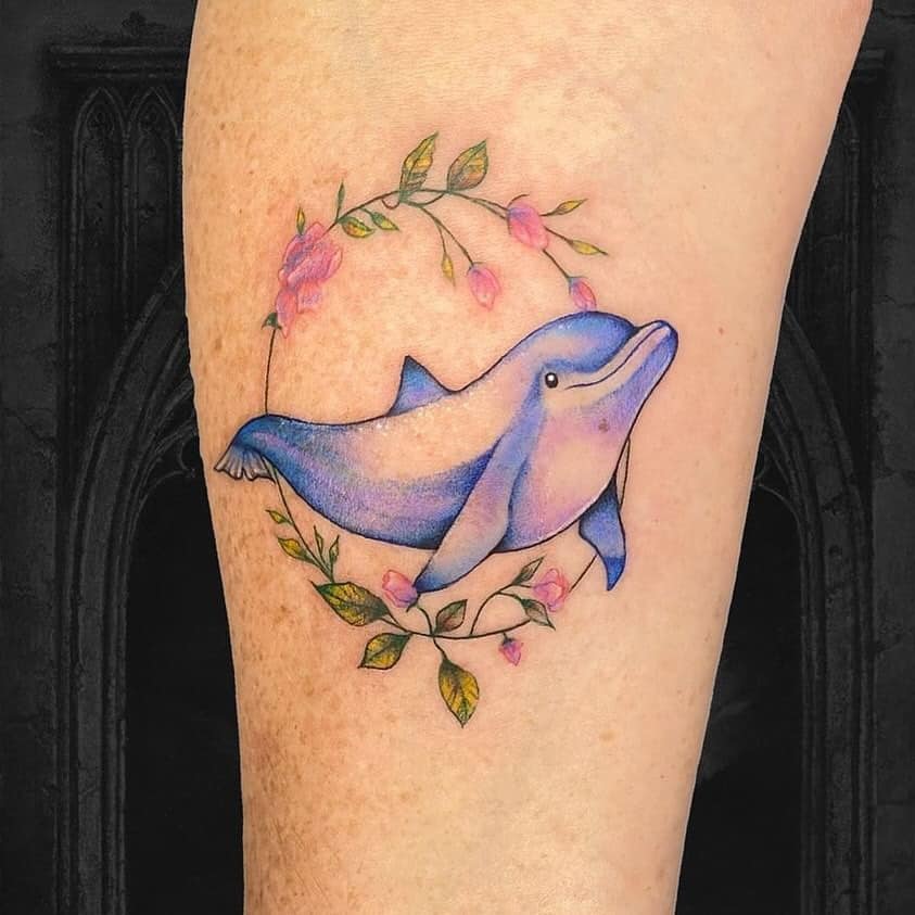 16. Colorful dolphin