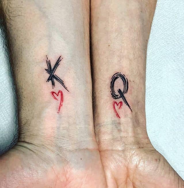 18 King And Queen Tattoos To Signify Your Majestic Love