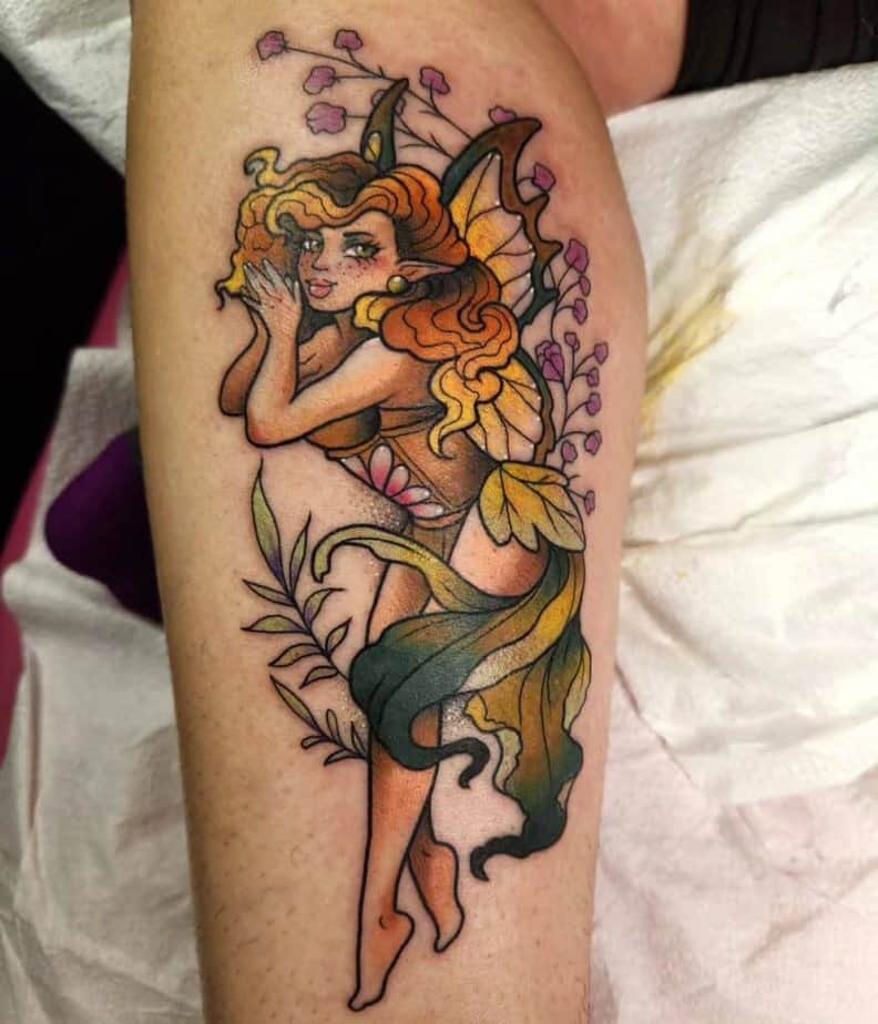 Enchanted mushroom tattoos