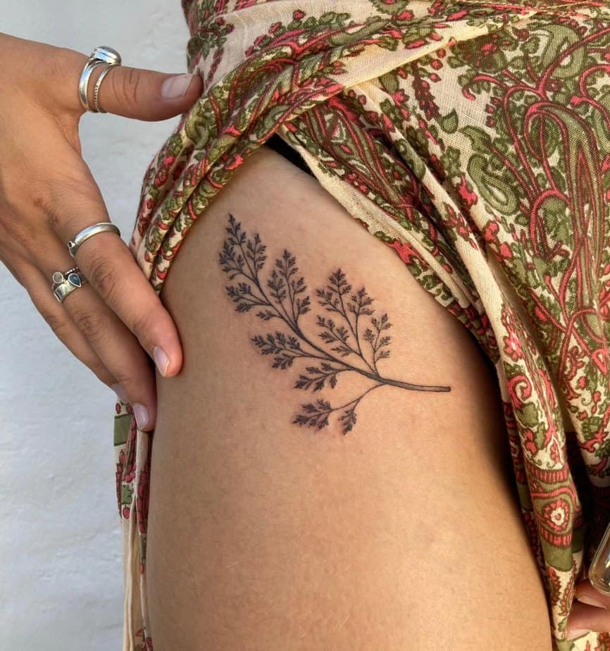 Fern-tattoo