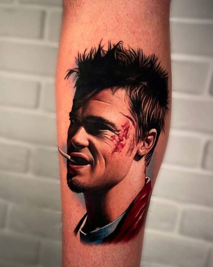 Tyler Durden in all his chaotic glory