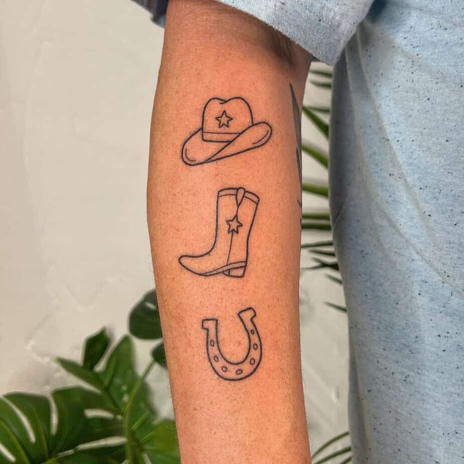 8. A collection of Texas tattoos