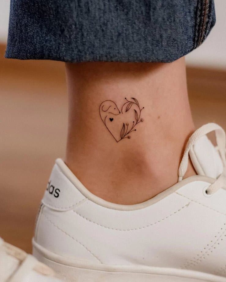 3. A puppy love tattoo