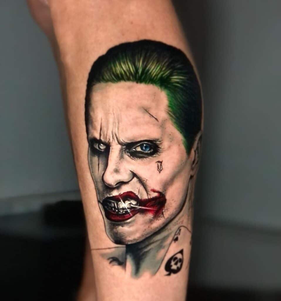 18. Jared Leto&rsquo;s Joker on the leg