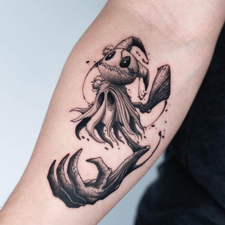 Black and gray Pokémon tattoos