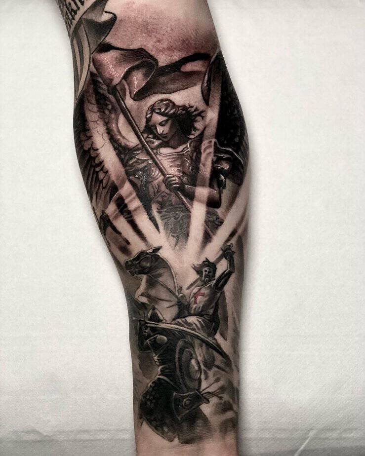 Guardian angel tattoo