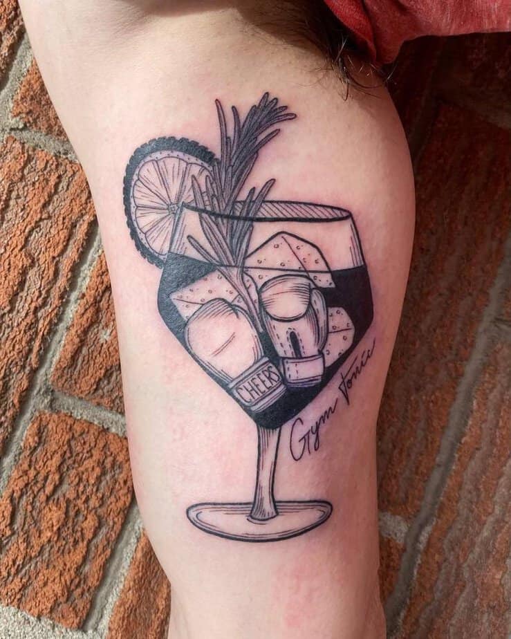 Gym Tonic tattoo