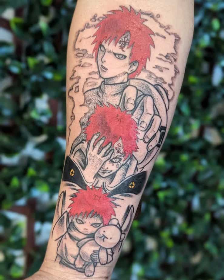 20 Fascinating Gaara Tattoo Ideas For All Lovers Of The Character