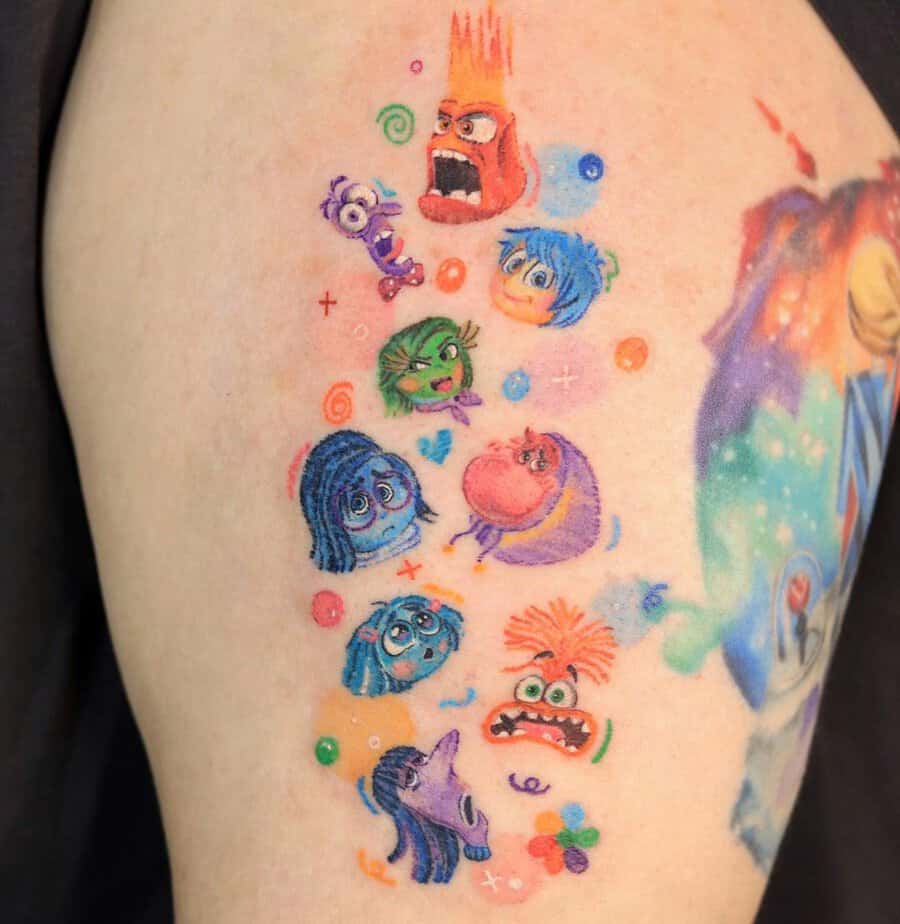 Inside Out 2 tattoo