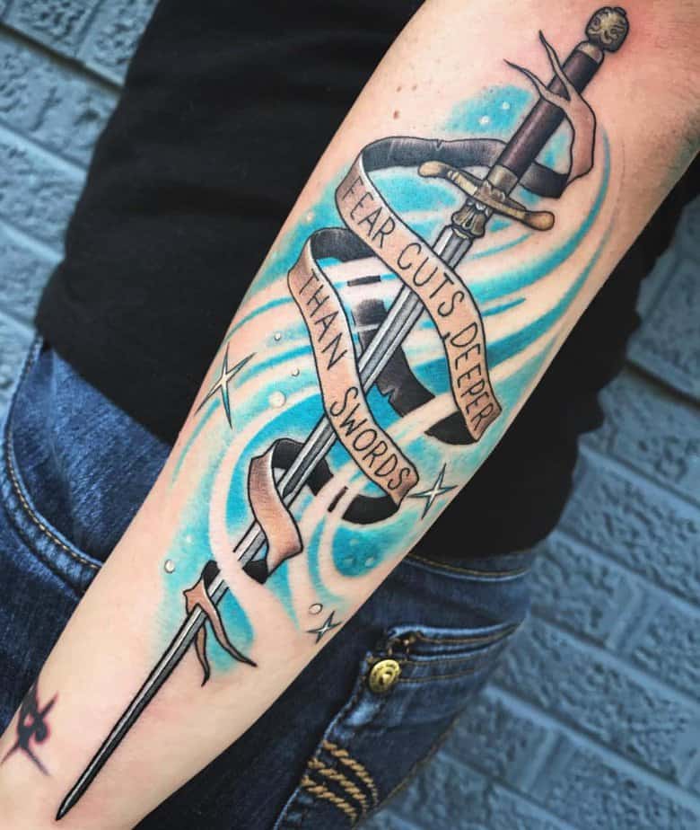 Inspiring Game of Thrones tattoo