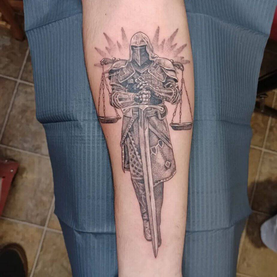 Lady Justice tattoo