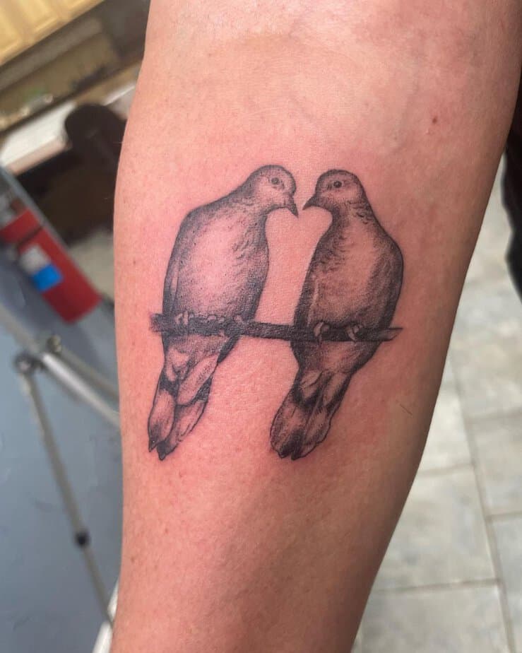Love birds tattoo