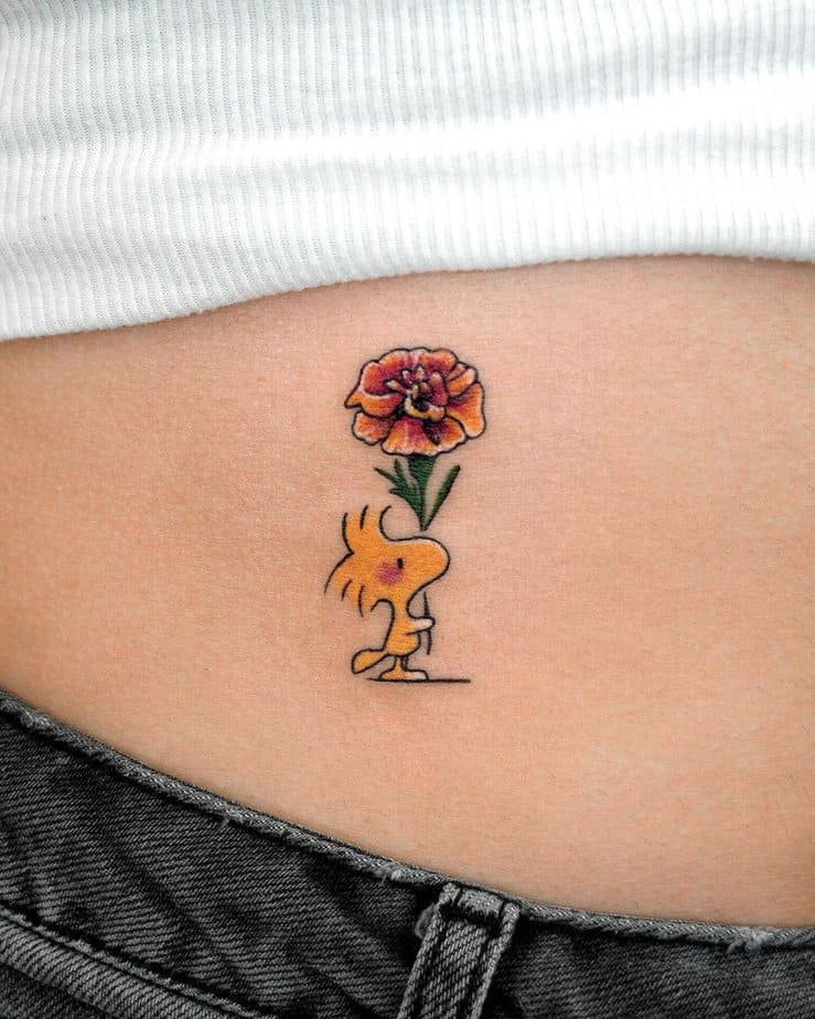 Lovely Woodstock marigold