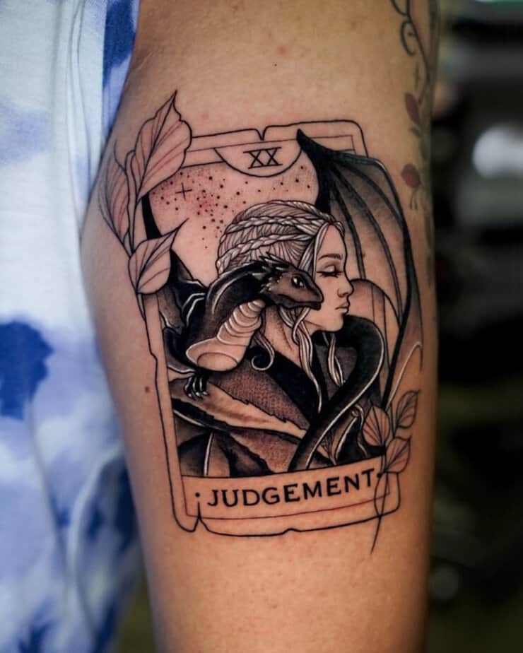 Mother of dragons tattoo