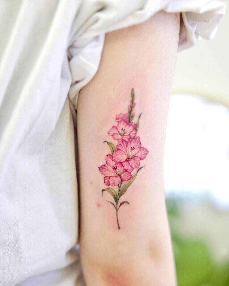 18 Symbolic August Birth Flower Tattoos To Celebrate Your Month