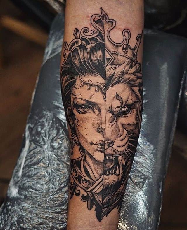 18 King And Queen Tattoos To Signify Your Majestic Love