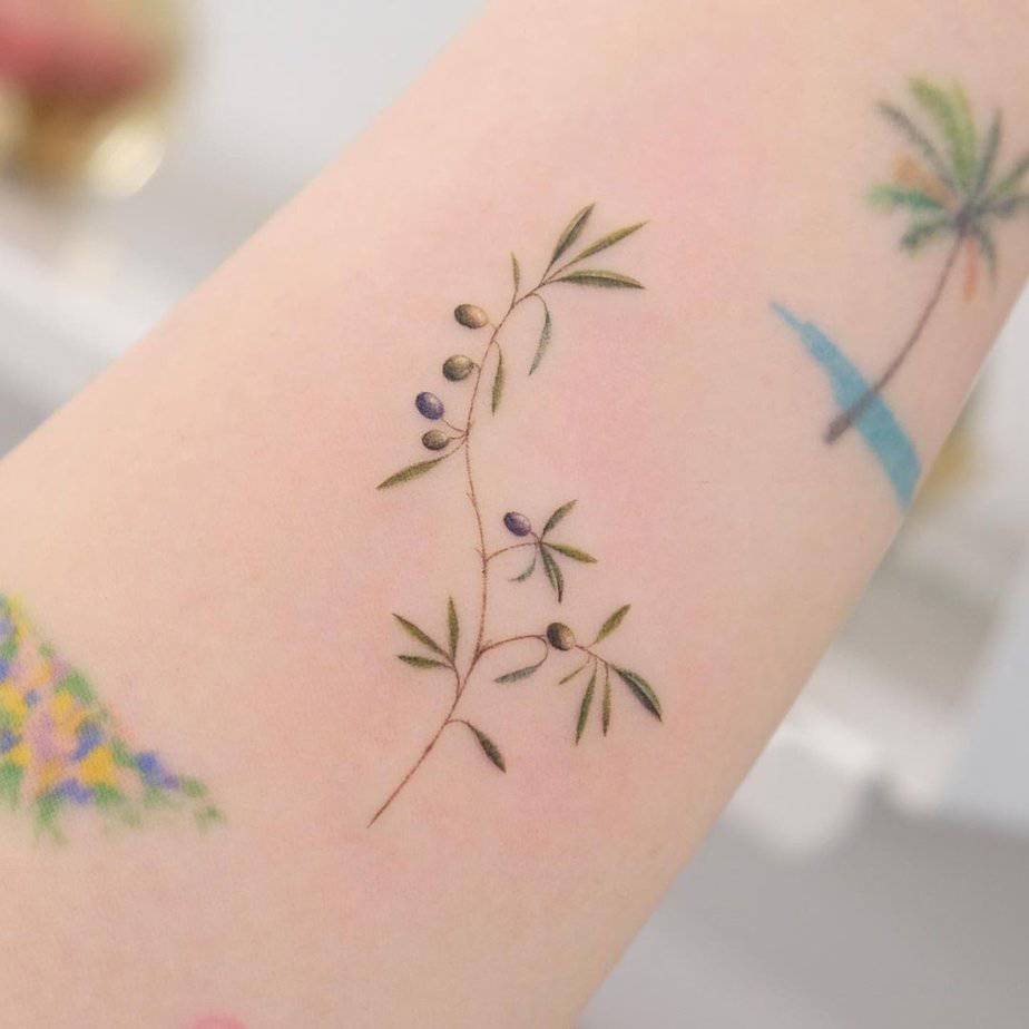 20 Delicate Olive Tree Tattoo Ideas For Peace And Harmony