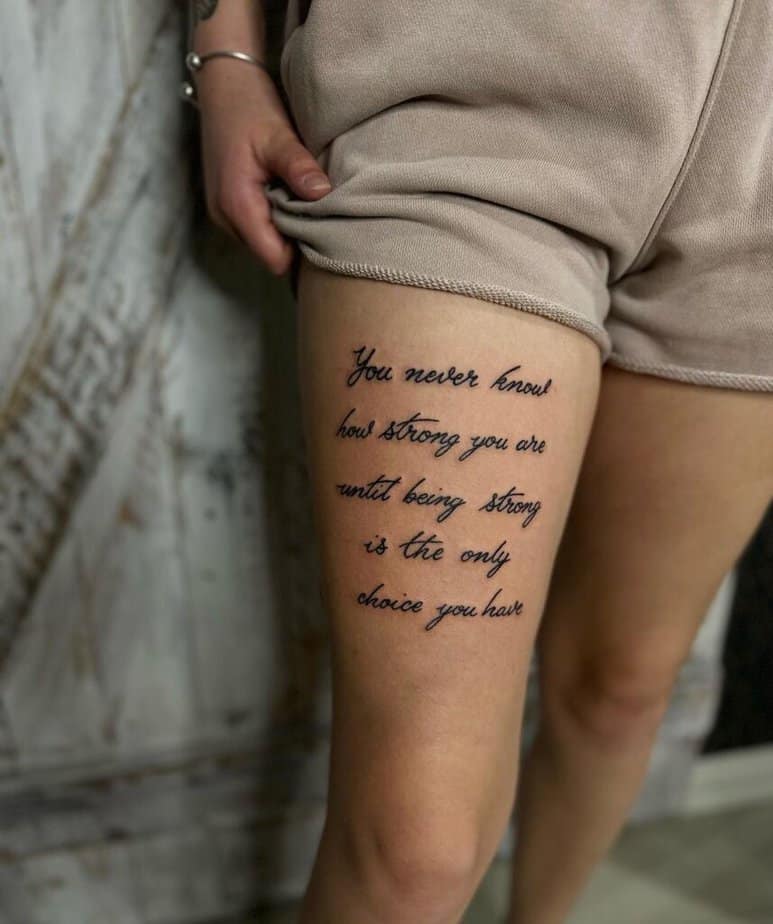 18. Thick letters quote