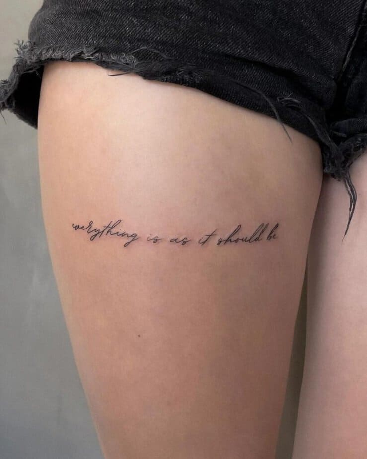 8. &ldquo;Everything is as it should be&rdquo;