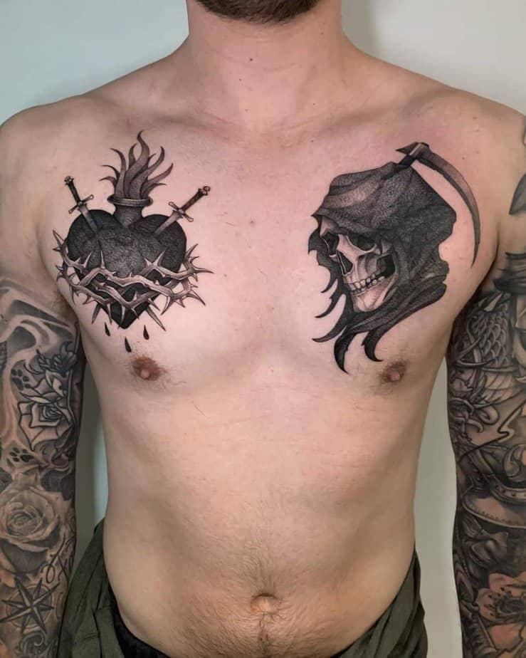 7. Sacred Heart and Grim Reaper