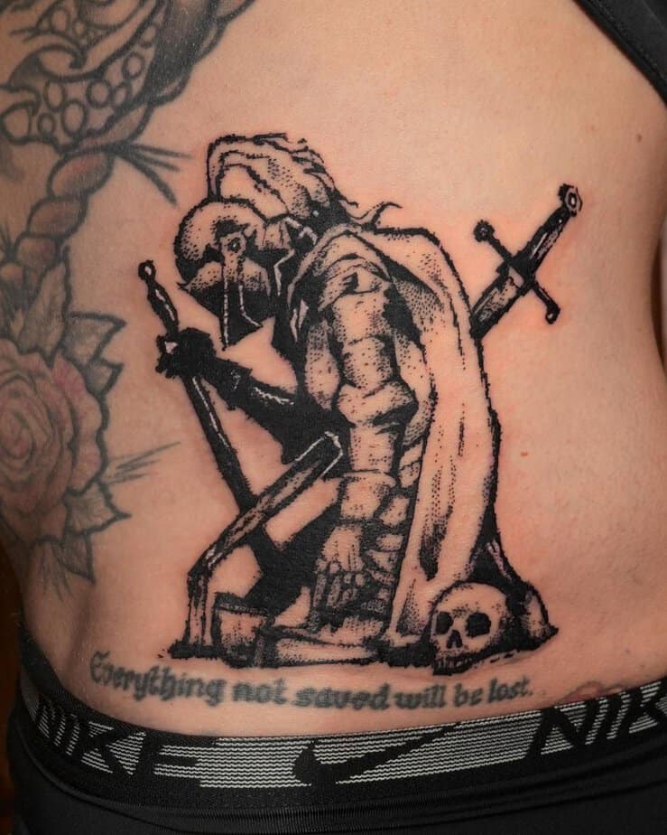 Savior knight tattoo