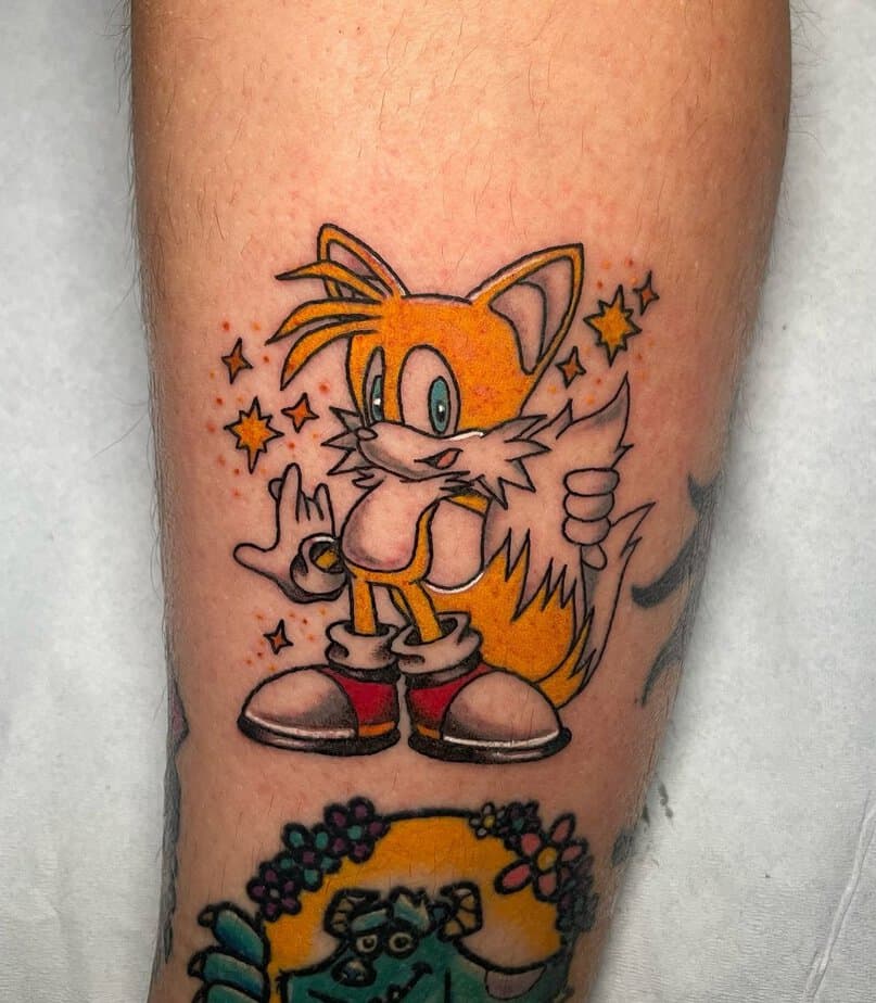 Tails tattoo