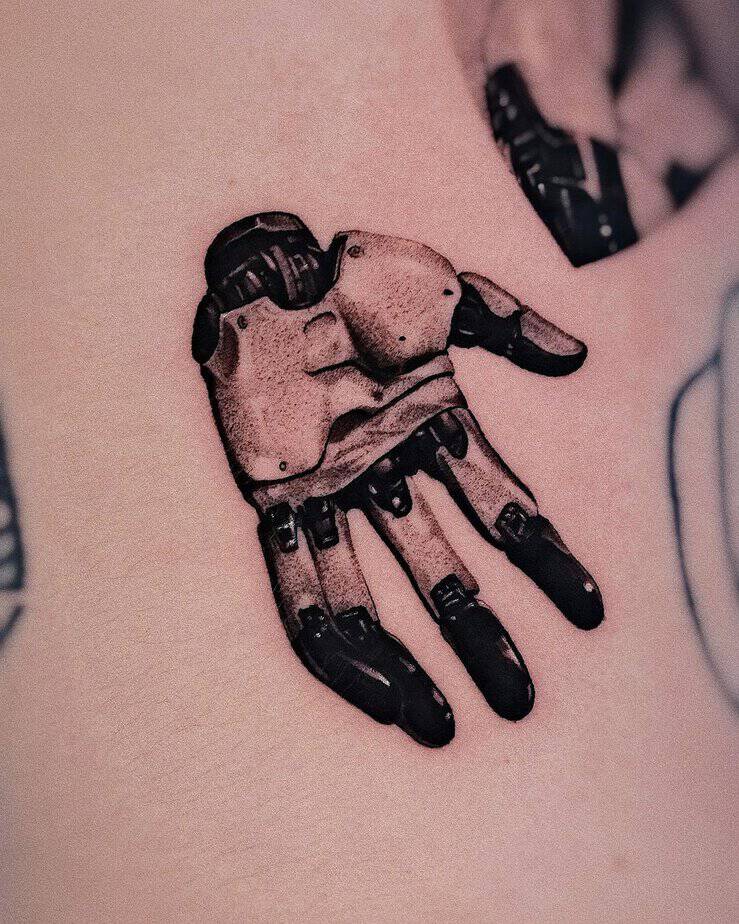 Take my hand tattoo