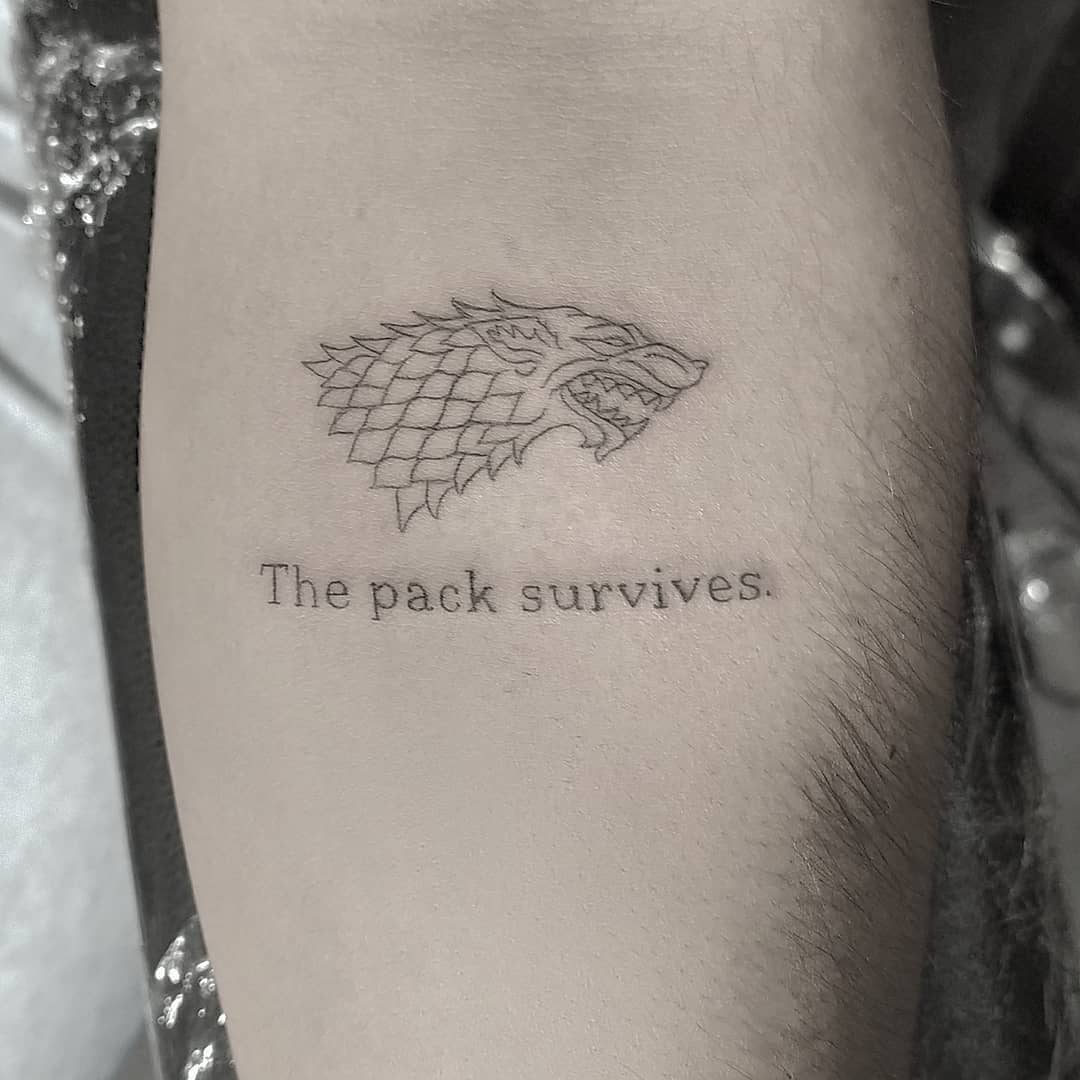 The lone wolf dies tattoo