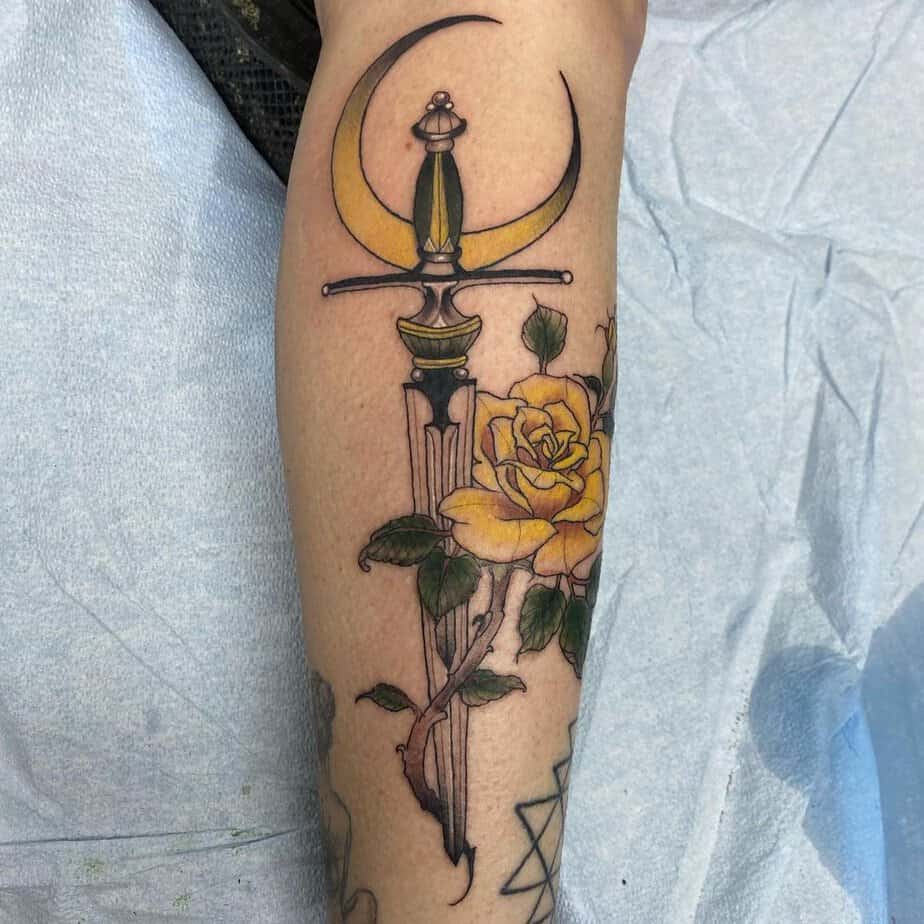 The sword the moon and the yellow rose