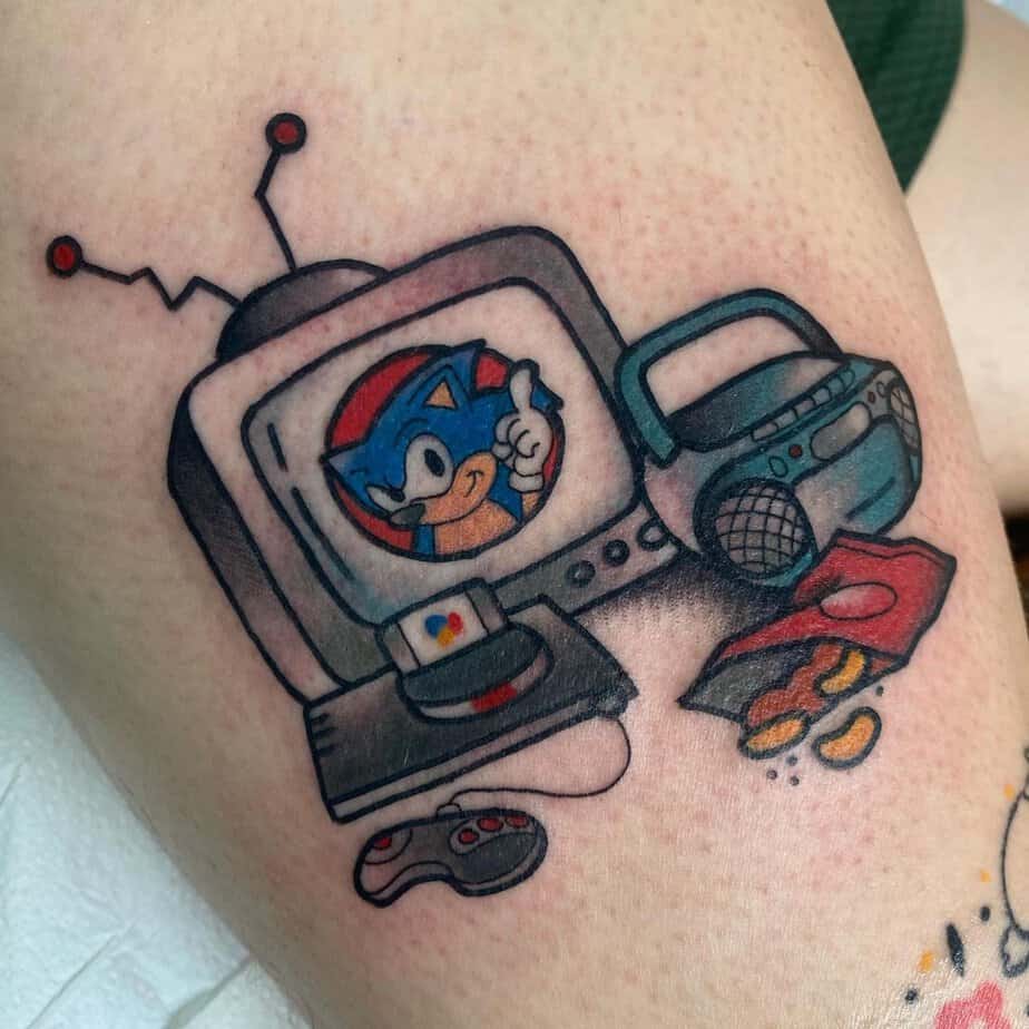 Video game tattoo